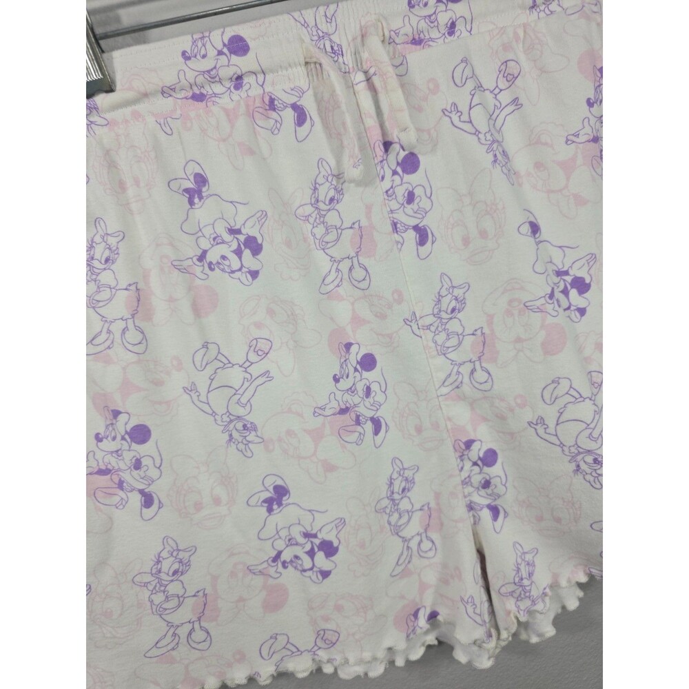 Disney Parks Pink Minnie Mouse & Daisy Drawstring Shorts sleep Womens Size 3X BL - Picture 4 of 6